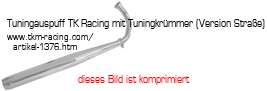 Bild vom Artikel Tuningauspuff TK-Racing mit Tuningkrümmer (Version Straße)