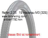 Bild vom Artikel Reifen 2,25 - 19 Heidenau M3 (32S)