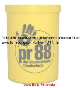 Bild vom Artikel Raths pr88 Hautschutzcreme (Unsichtbarer Handschuh) 1 Liter