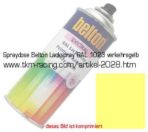 Bild vom Artikel Spraydose Belton Lackspray RAL 1023 verkehrsgelb