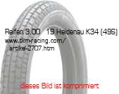 Bild vom Artikel Reifen 3,00 - 19 Heidenau K34 (49S)