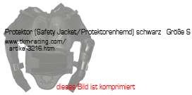 Bild vom Artikel Protektor (Safety Jacket/Protektorenhemd) schwarz - Größe S