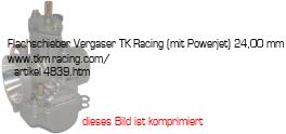 Bild vom Artikel Flachschieber Vergaser TK-Racing (mit Powerjet) 24,00 mm