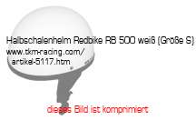 Bild vom Artikel Halbschalenhelm Redbike RB 500 weiß (Größe S)