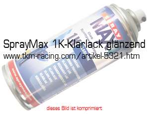 Bild vom Artikel SprayMax Profi 1K-Klarlack Lackspray glänzend