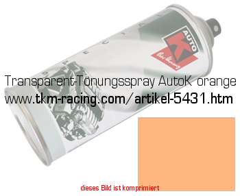 Bild vom Artikel Transparent-Tönungsspray AutoK orange