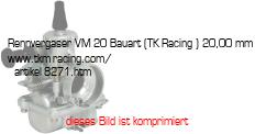 Bild vom Artikel Rennvergaser VM-20 Bauart (TK-Racing ) 20,00 mm