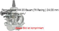 Bild vom Artikel Rennvergaser VM-20 Bauart (TK-Racing ) 24,00 mm