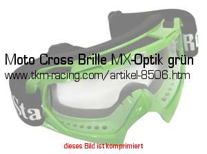 Bild vom Artikel Moto Cross Brille MX-Optik grün