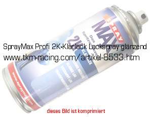 Bild vom Artikel SprayMax Profi 2K-Klarlack Lackspray glänzend