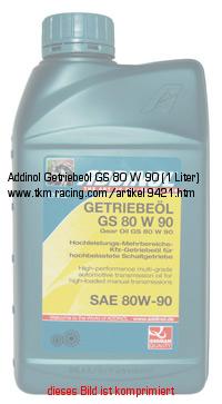 Bild vom Artikel Addinol Getriebeöl GS 80 W 90 (1 Liter)
