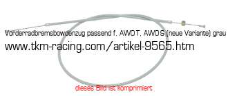 Bild vom Artikel Vorderradbremsbowdenzug passend f. AWO-T, AWO-S (neue Variante) grau