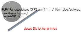 Bild vom Artikel FLRY Fahrzeugleitung (0,75 qmm) 1 m / lfdm - blau/schwarz