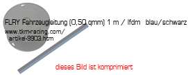Bild vom Artikel FLRY Fahrzeugleitung (0,50 qmm) 1 m / lfdm - blau/schwarz