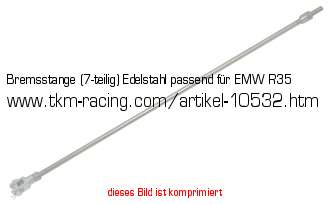 Bild vom Artikel Bremsstange (7-teilig) Edelstahl passend für EMW R35
