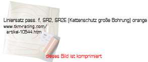 Bild vom Artikel Liniersatz pass. f. SR2, SR2E (Kettenschutz große Bohrung) orange