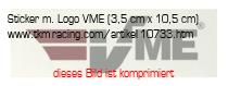 Bild vom Artikel Sticker m. Logo VME (3,5 cm x 10,5 cm)