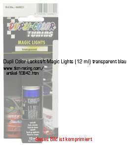 Bild vom Artikel Dupli Color Lackstift Magic Lights (12 ml) transparent blau