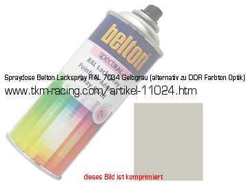 Bild vom Artikel Spraydose Lackspray RAL 7034 Belton Gelbgrau (alternativ zu Farbton Tundragrau)