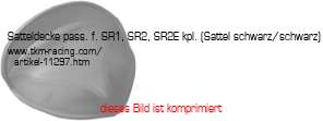 Bild vom Artikel Satteldecke pass. f. SR1, SR2, SR2E kpl. (Sattel Farbe schwarz & schwarz)