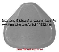 Bild vom Artikel Satteldecke, Sitzbezug schwarz mit Logo IFA
