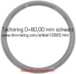 Bild vom Artikel Tachoring D=80,00 mm schwarz