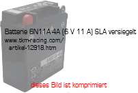 Bild vom Artikel Batterie 6N11A-4A (6 V 11 A) SLA versiegelt