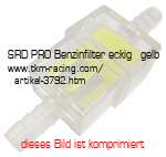 Bild vom Artikel SRD-PRO Benzinfilter eckig - gelb