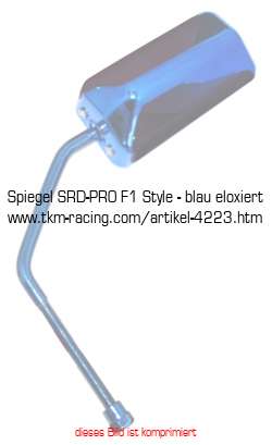 Bild vom Artikel Spiegel F1 Style SRD-PRO blau