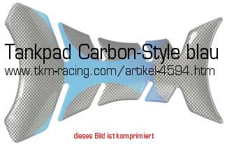 Bild vom Artikel Tankpad Carbon - Look blau