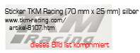 Bild vom Artikel Sticker TKM-Racing (70 mm x 25 mm) silber