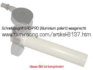 Bild vom Artikel Schnellgasgriff SRD-PRO (Aluminium poliert) waagerecht