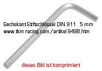 Bild vom Artikel Sechskant-Stiftschlüssel DIN 911 - 5 mm